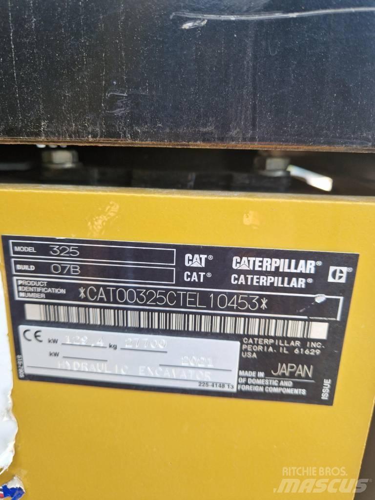 CAT 325 Vikšriniai ekskavatoriai