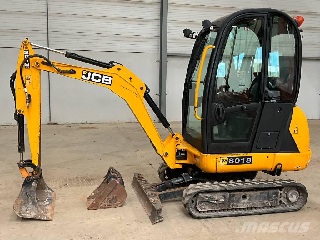 JCB 8018 Mini ekskavatoriai < 7 t