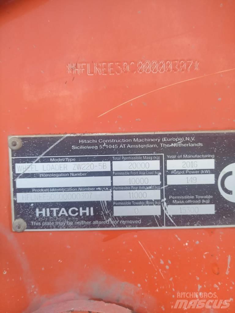 Hitachi ZW 220-6 Ratiniai ekskavatoriai