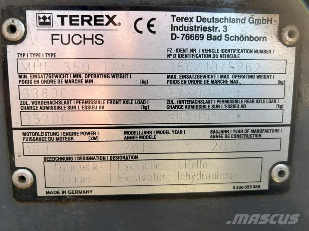 Fuchs MHL350F Atliekų / pramoniniai krautuvai