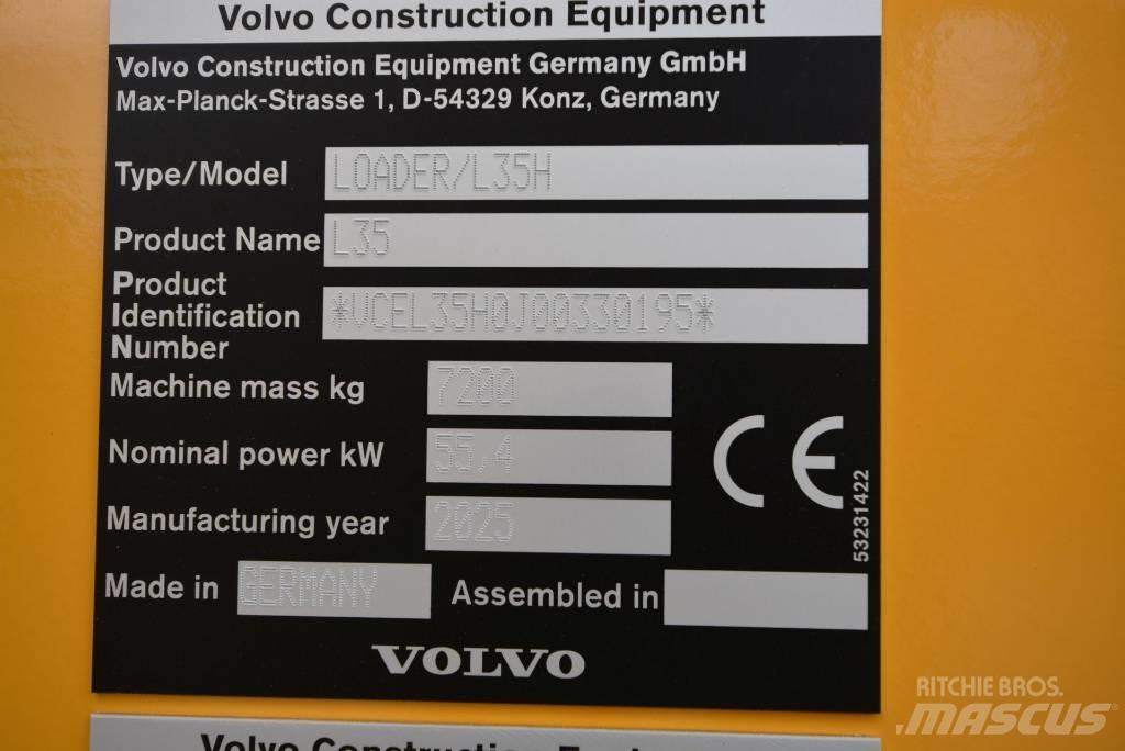 Volvo L 35 H Naudoti ratiniai krautuvai