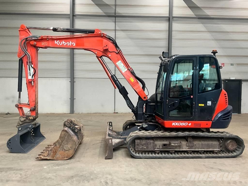 Kubota KX 080-4 Vidutinės galios ekskavatoriai 7-12 t