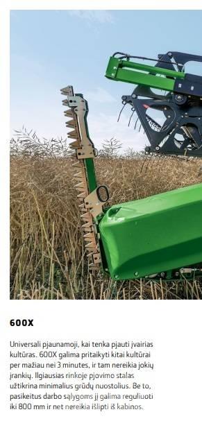 John Deere S 780 Derliaus nuėmimo kombainai