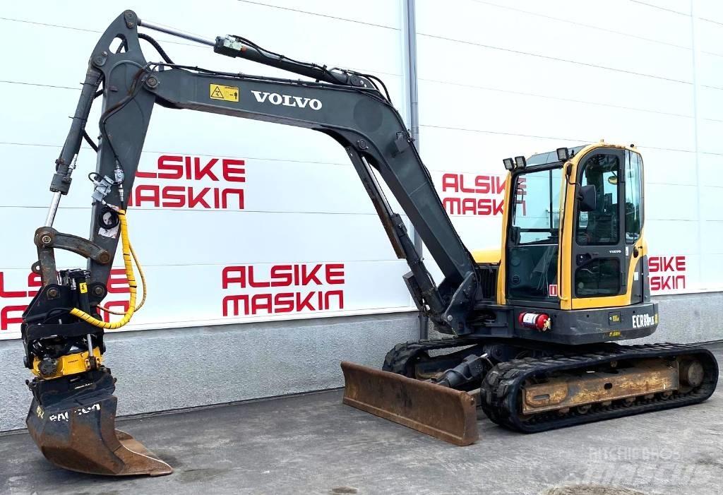Volvo ECR 88 Vidutinės galios ekskavatoriai 7-12 t