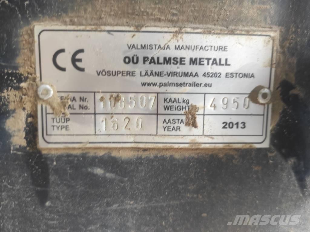 Palmse Trailer 1620L Savivartės priekabos