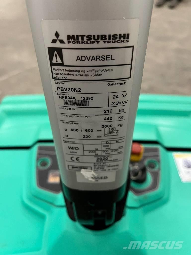 Mitsubishi PBV20N2 Rankiniai vėžimėliai