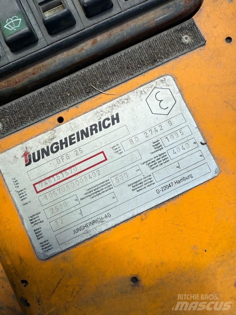 Jungheinrich DFG 25 Dyzeliniai krautuvai
