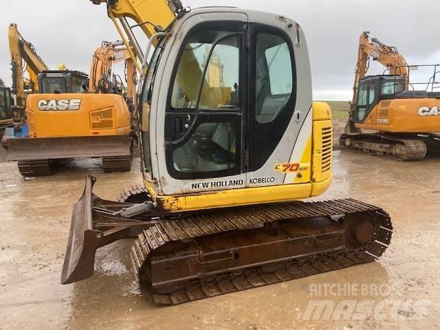 New Holland E 70 SR Vidutinės galios ekskavatoriai 7-12 t