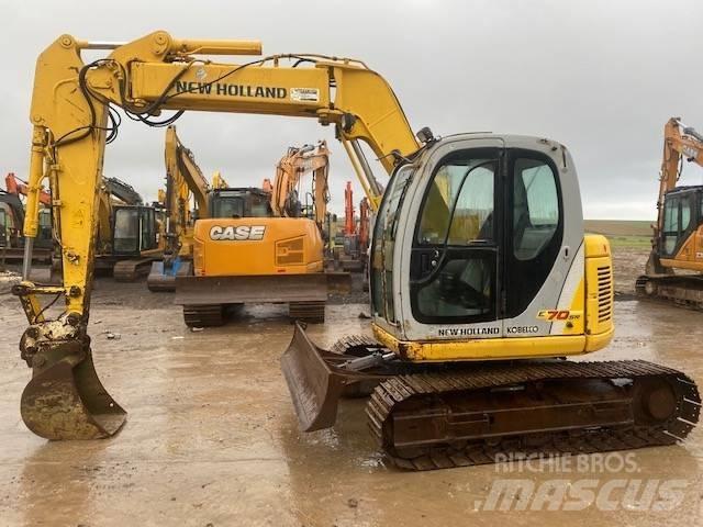 New Holland E 70 SR Vidutinės galios ekskavatoriai 7-12 t