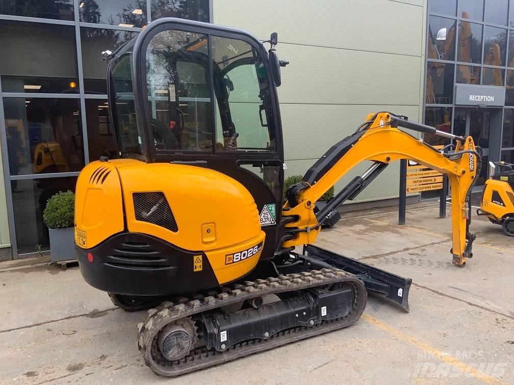 JCB 8026 CTS Mini ekskavatoriai < 7 t