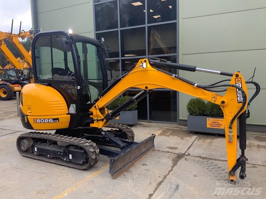 JCB 8026 CTS Mini ekskavatoriai < 7 t