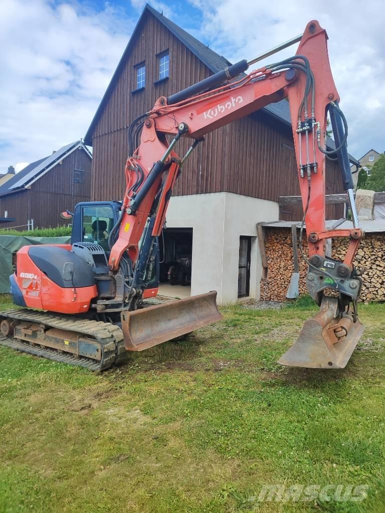 Kubota KX 080-4 Vidutinės galios ekskavatoriai 7-12 t