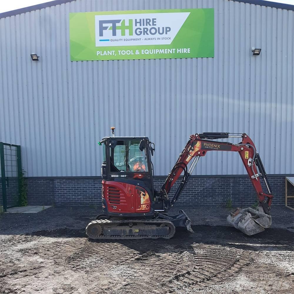 Yanmar Vio 33 Mini ekskavatoriai < 7 t