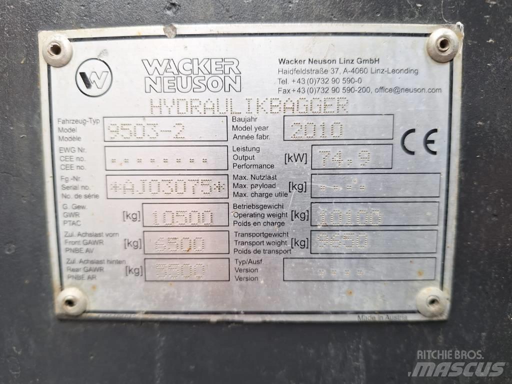 Wacker Neuson 9503-2 Ratiniai ekskavatoriai