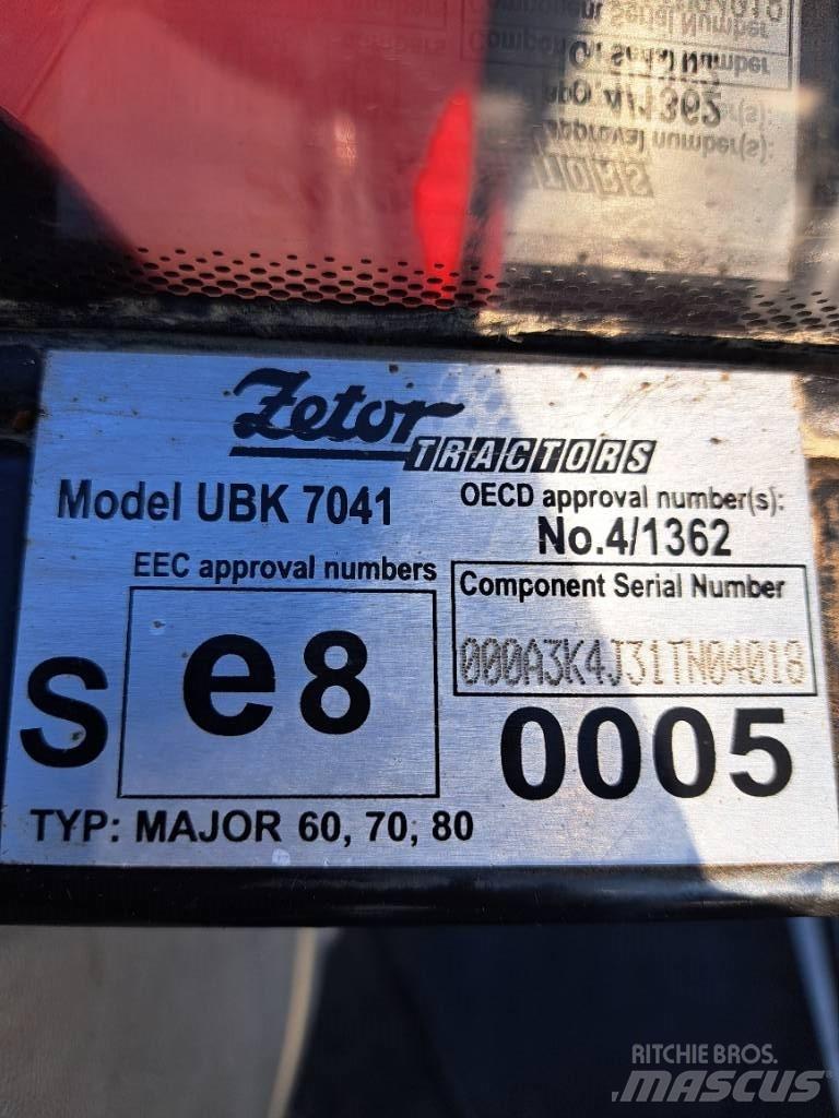 Zetor MAJOR 80 Traktoriai
