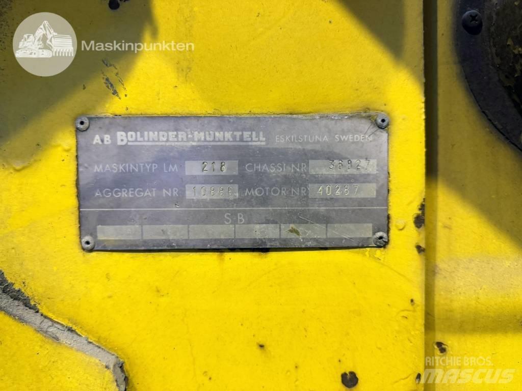 Volvo BM 218 Naudoti ratiniai krautuvai