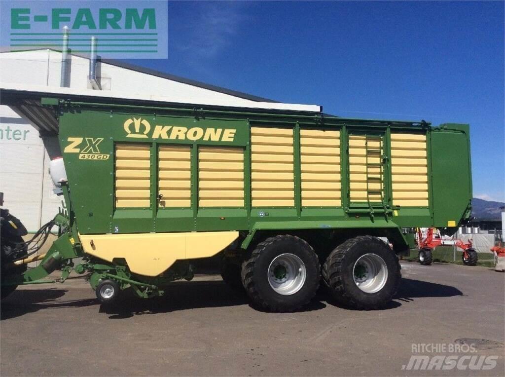 Krone zx 430 gd Grūdų vežimėliai