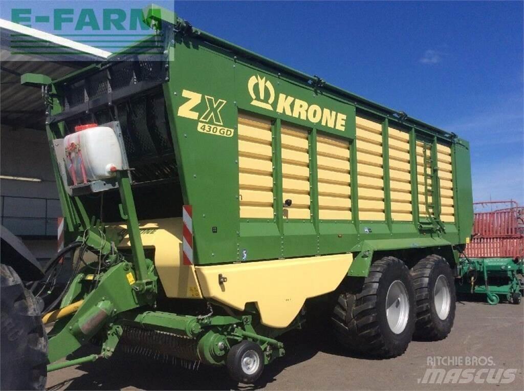 Krone zx 430 gd Grūdų vežimėliai