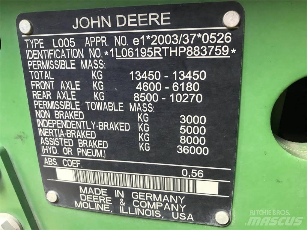 John Deere 6195R Traktoriai