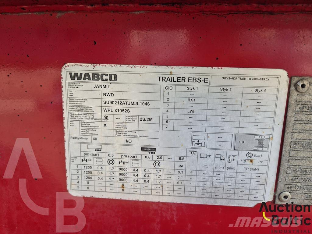 Janmil NWD Savivartės puspriekabės