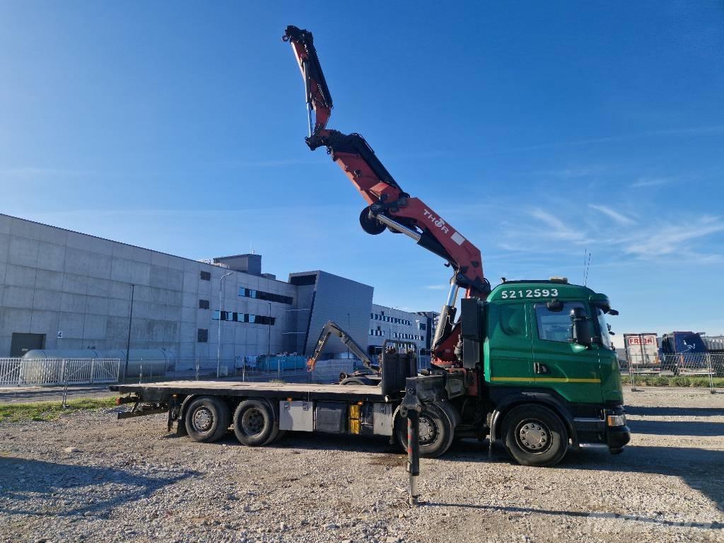 Scania G 410 Automobiliniai kranai