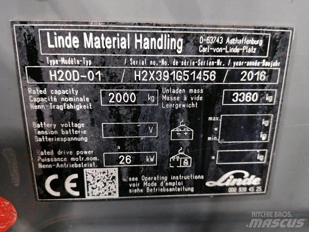 Linde H20D-01 Dyzeliniai krautuvai
