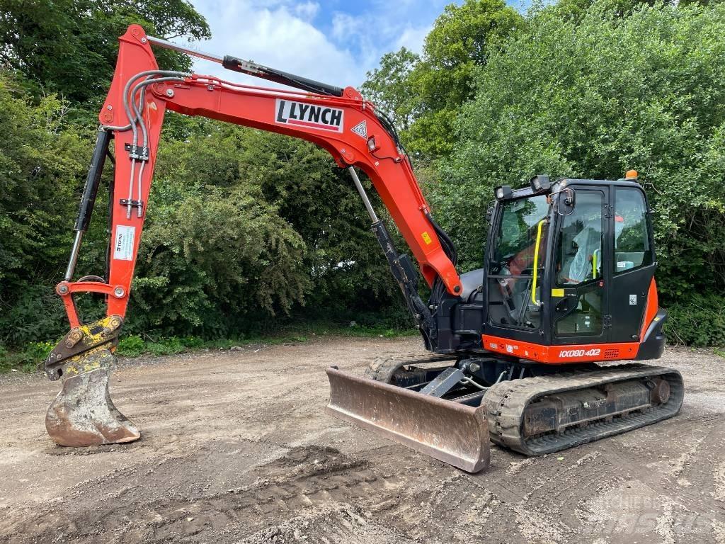 Kubota KX 080-4 Vidutinės galios ekskavatoriai 7-12 t