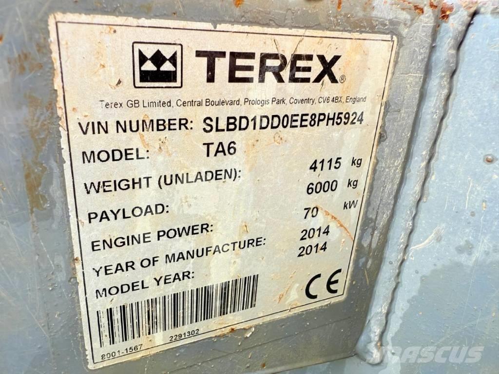 Terex TA 6 Statybiniai savivarčiai sunkvežimiai