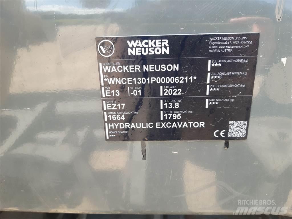 Wacker Neuson EZ17 Vikšriniai ekskavatoriai