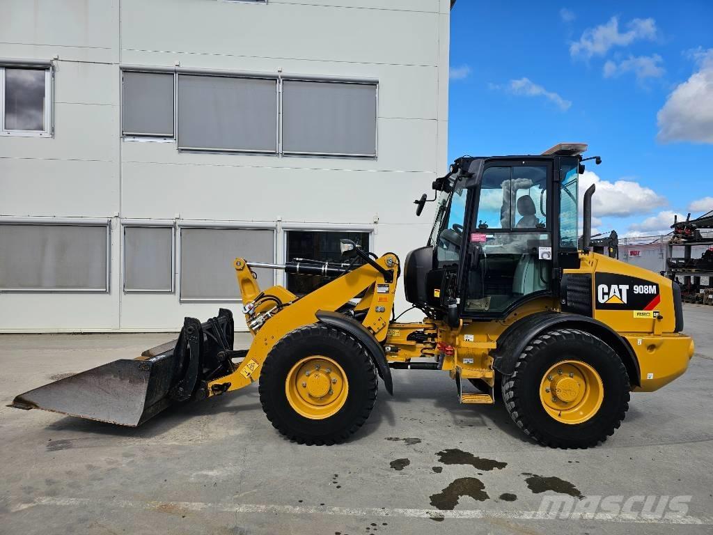 CAT 908M Naudoti ratiniai krautuvai