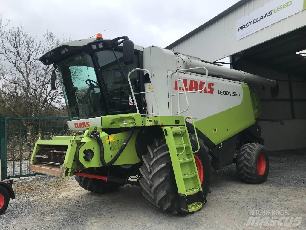 CLAAS Lexion 580 Derliaus nuėmimo kombainai