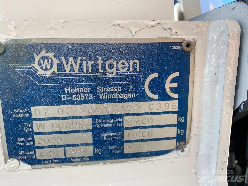 Wirtgen W600DC Asfalto šalto frezavimo technika