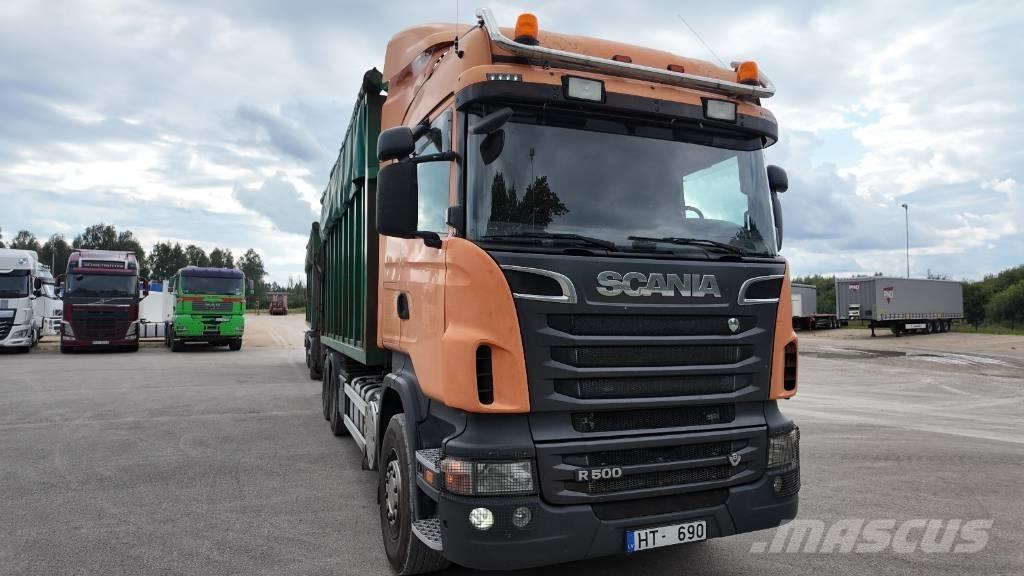 Scania R 500 Automobiliniai kranai
