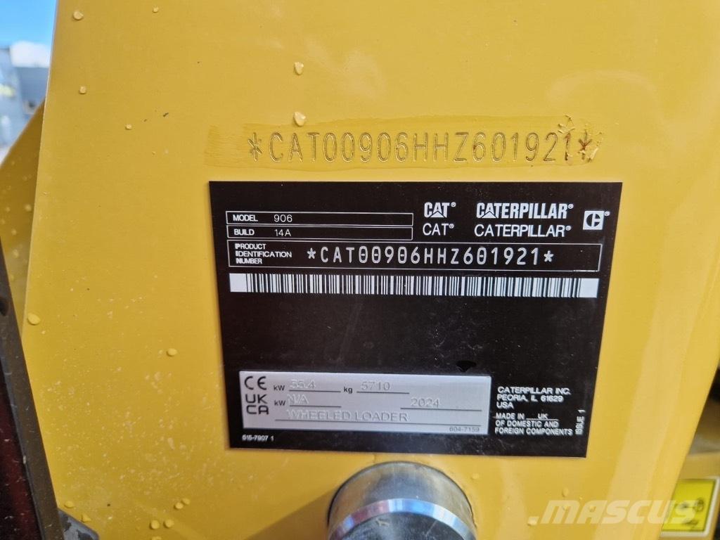 CAT 906 Naudoti ratiniai krautuvai