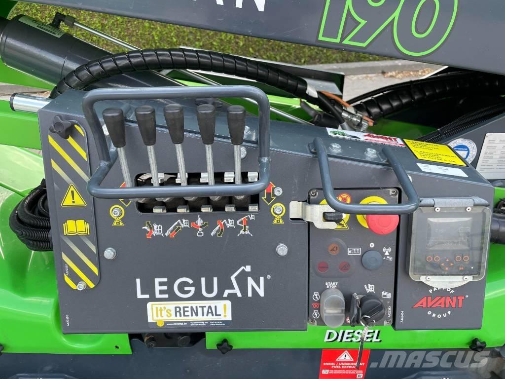 Leguan 190 Kiti keltuvai ir platformos