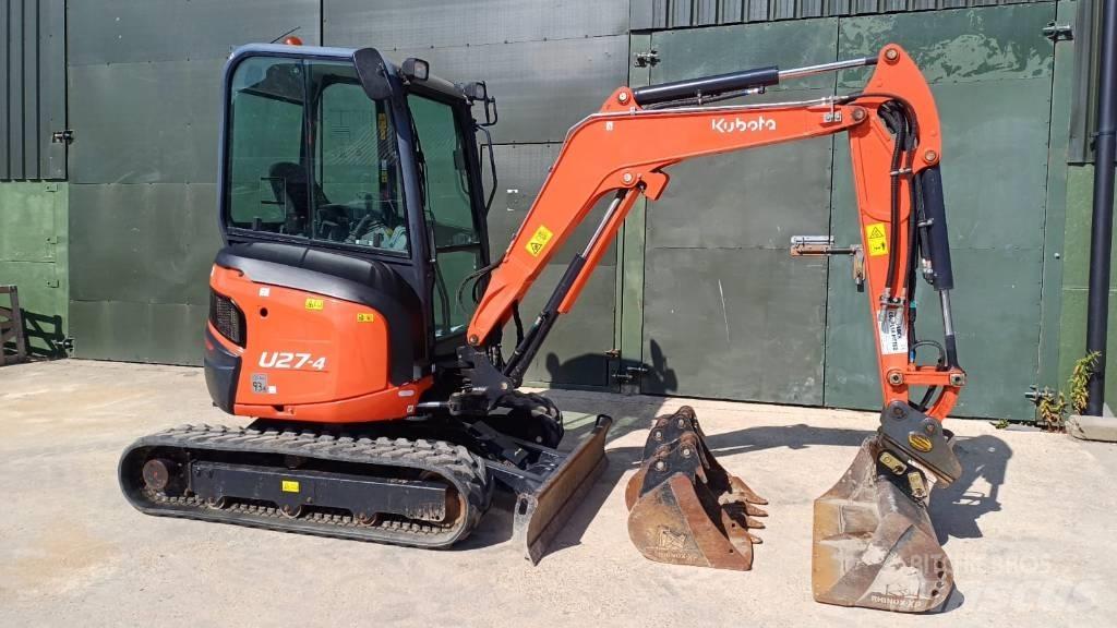 Kubota U 27-4 Mini ekskavatoriai < 7 t