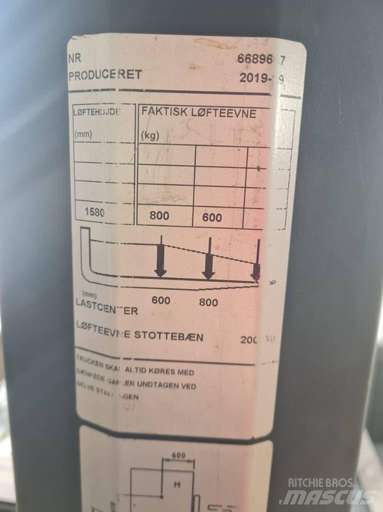 Toyota SWE080L Rankiniai vėžimėliai