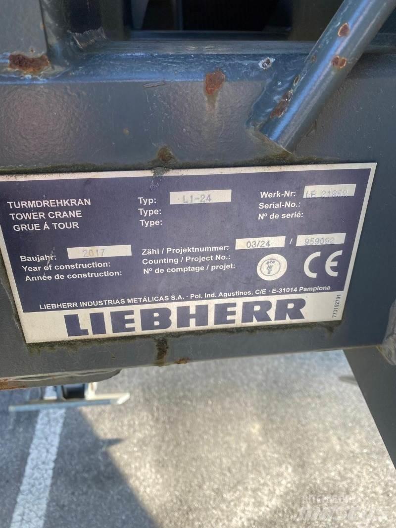 Liebherr L1-24 Bokštiniai kranai