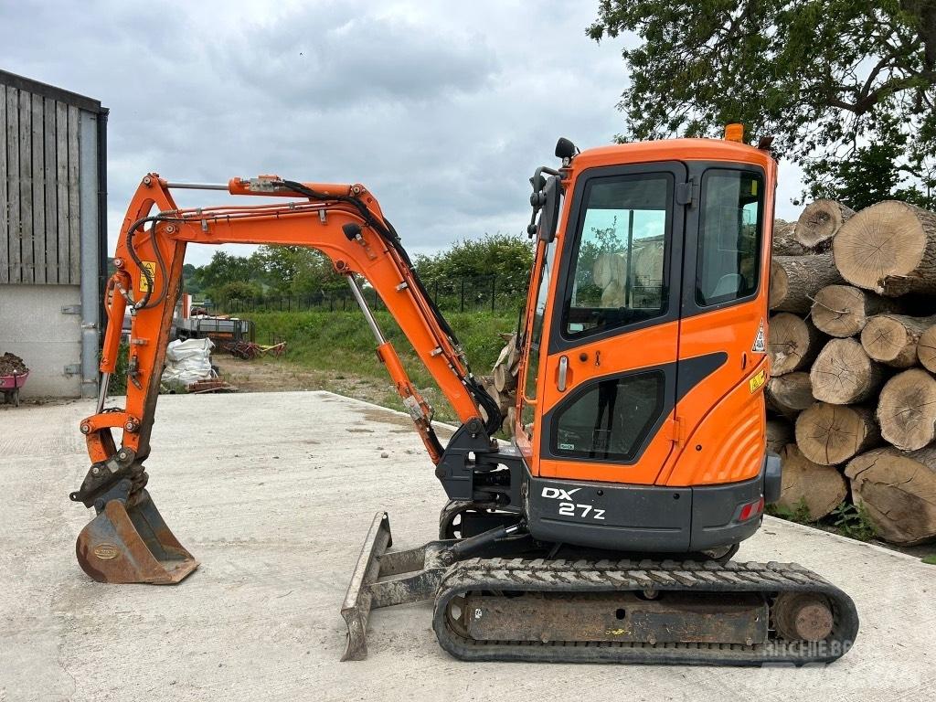Doosan DX 27 Z Mini ekskavatoriai < 7 t