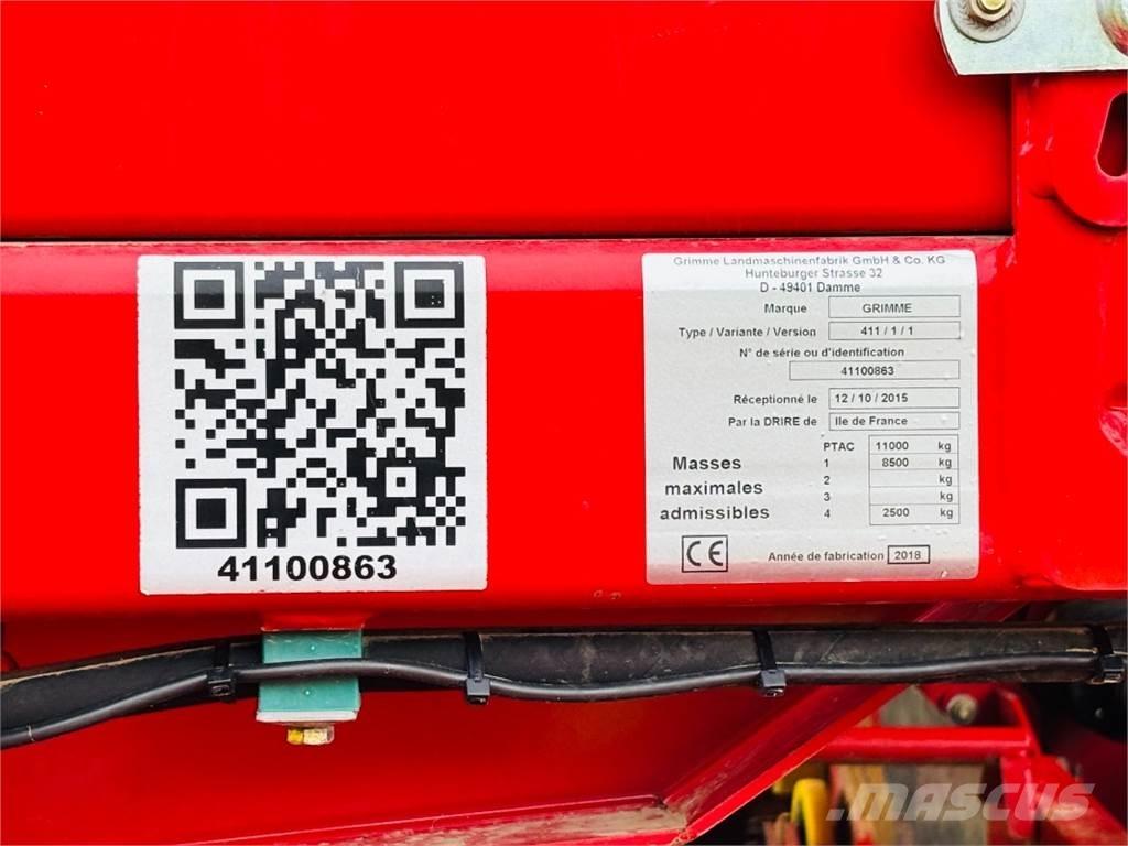 Grimme SE 260 UB Bulvių kombainai ir ekskavatoriai