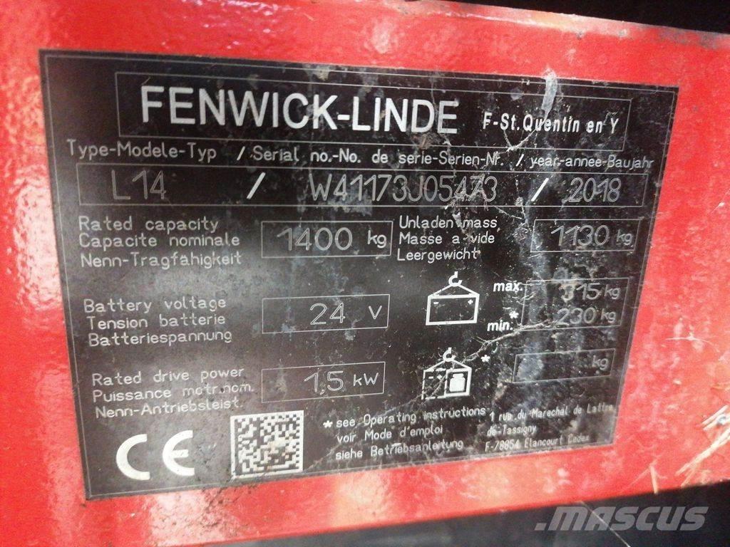 Linde L14 Rankiniai vėžimėliai