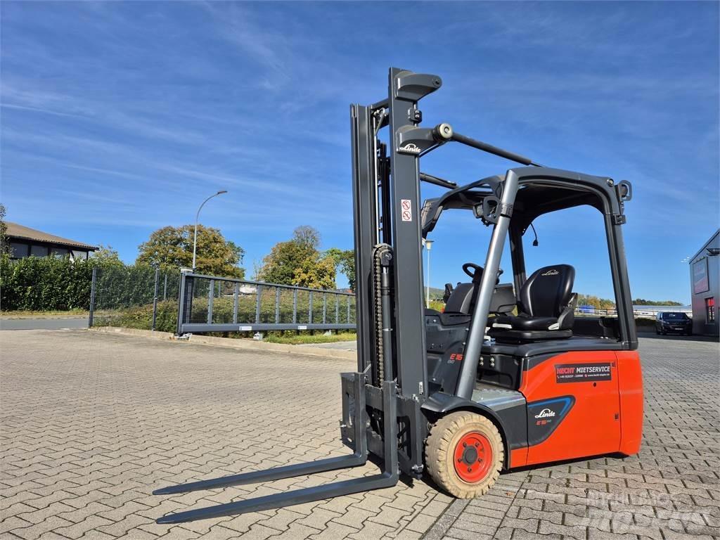 Linde E16-02 Elektriniai šakiniai krautuvai