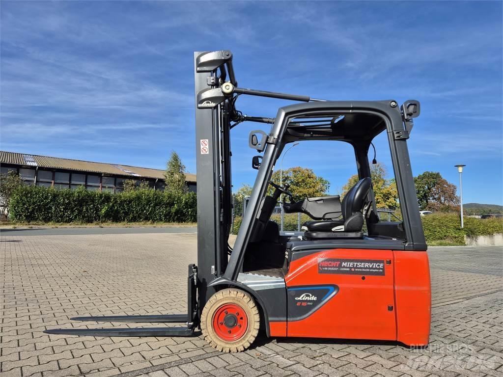 Linde E16-02 Elektriniai šakiniai krautuvai