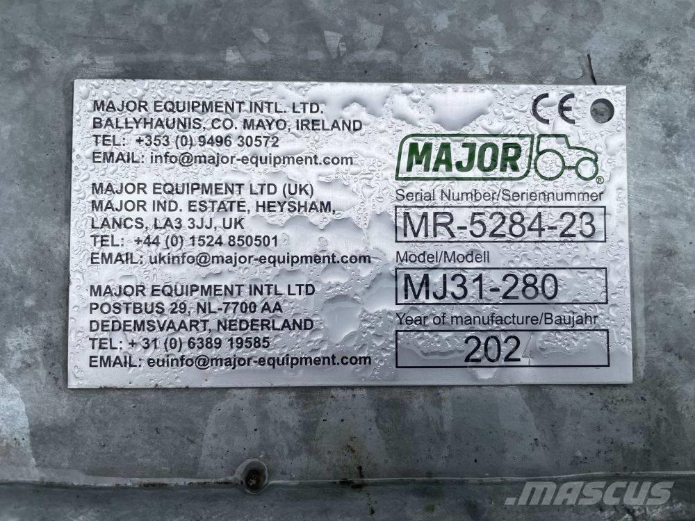 Major MJ 30 280 Ganyklų šienapjovės / rėžtuvės
