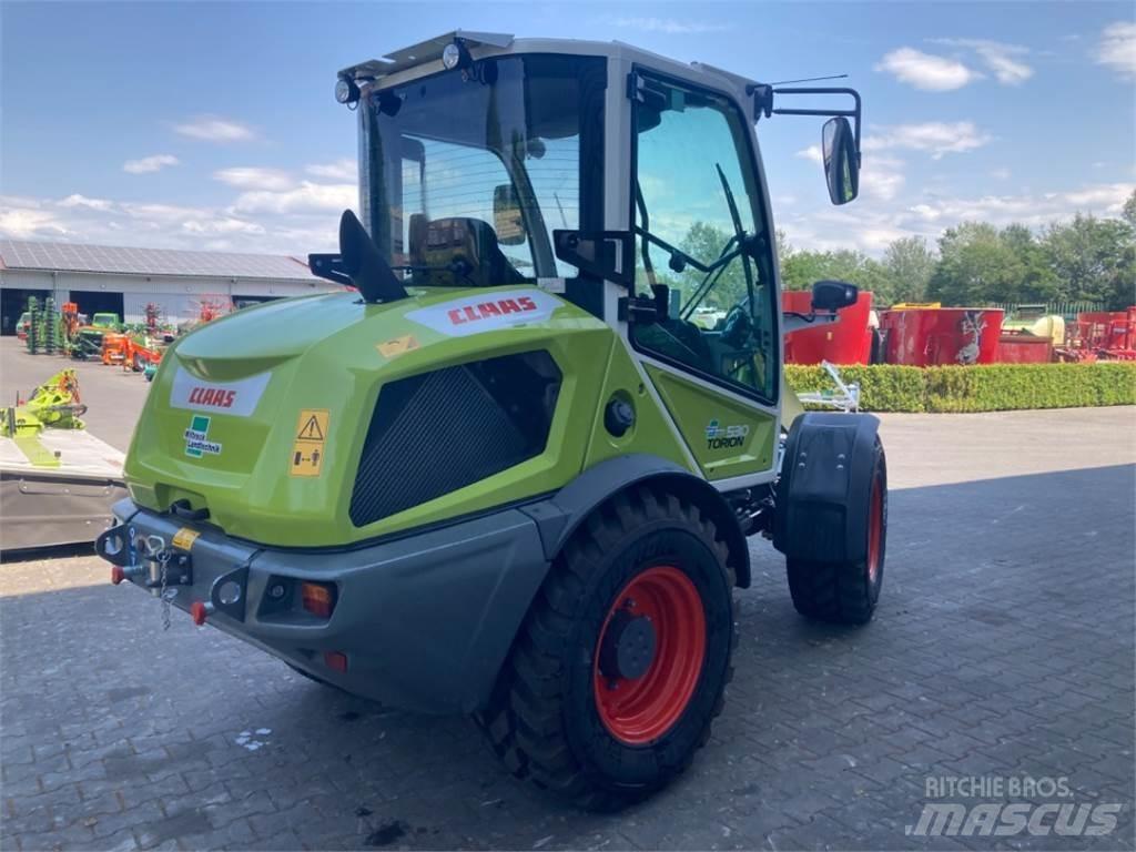CLAAS Torion 530 Naudoti ratiniai krautuvai