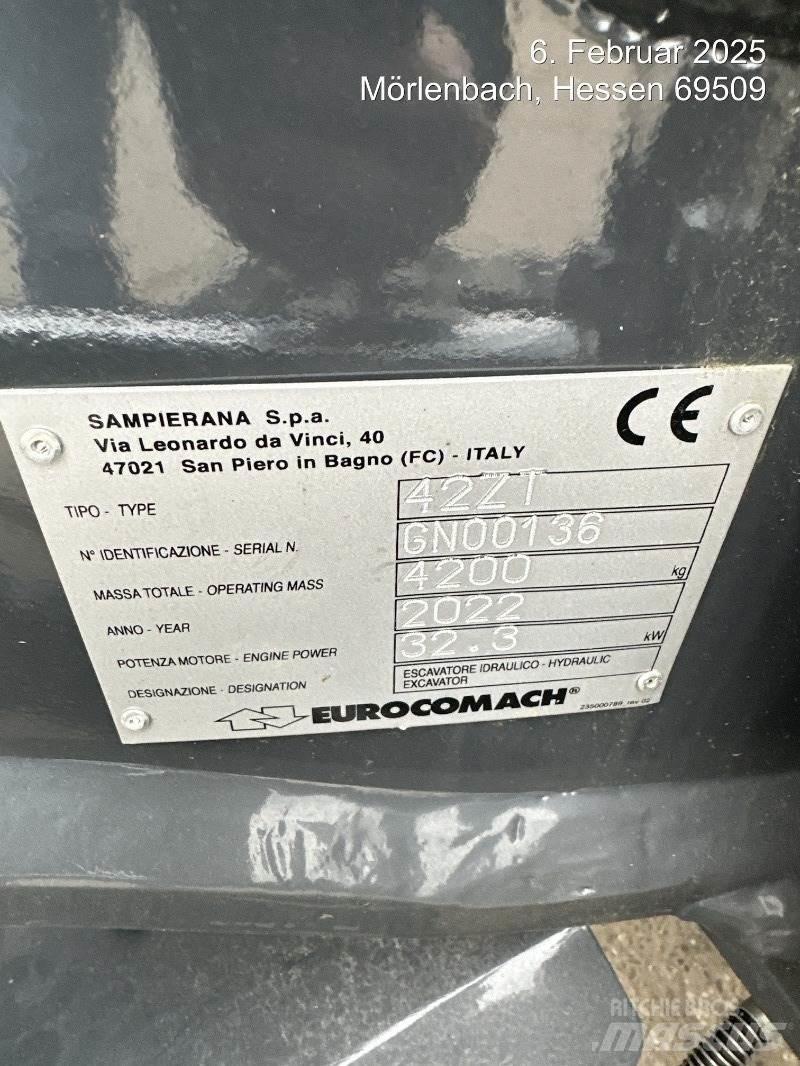 Eurocomach 42ZT Mini ekskavatoriai < 7 t