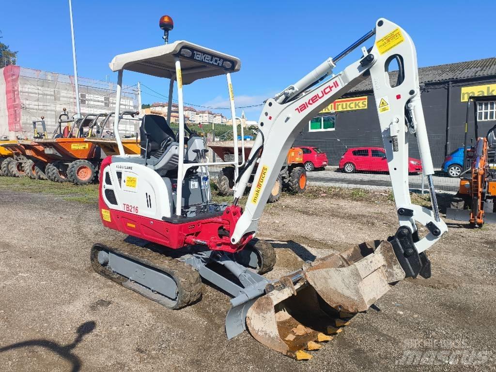Takeuchi TB 216 Mini ekskavatoriai < 7 t