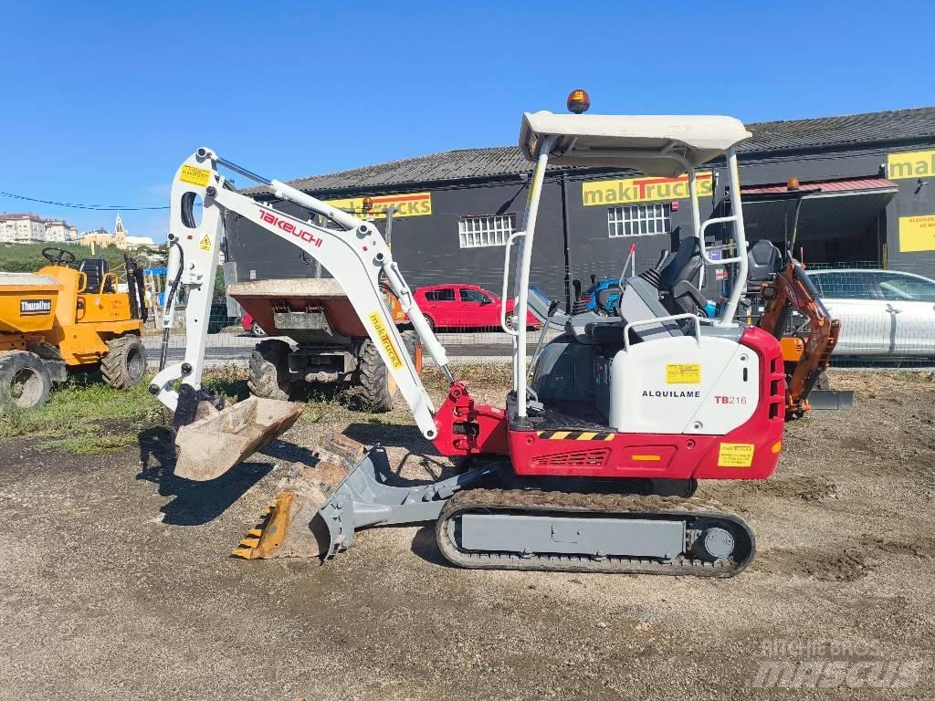 Takeuchi TB 216 Mini ekskavatoriai < 7 t