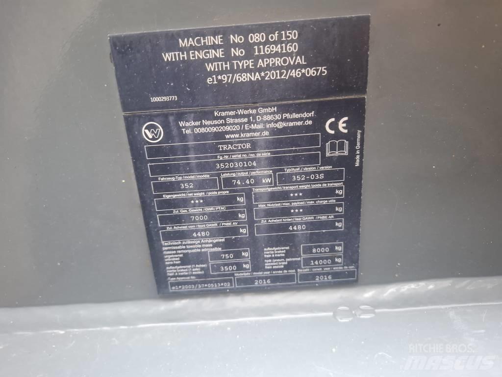 Kramer 8105 Naudoti ratiniai krautuvai