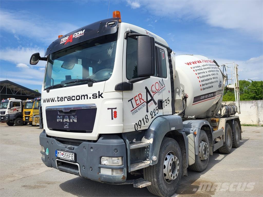 MAN TGS 32.400 8X4 Statyba - Kita